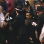 The man was arrested under the Public Order Act ( Image: Twitter)