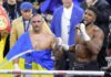 Anthony Joshua was beaten by Oleksandr Usyk last month