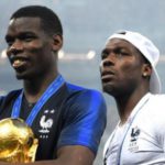 Pogba’s brother Mathias detained over alleged extortion plot Mathias Pogba, right, joined brother Paul on the pitch to celebrate France's 2018 World Cup win