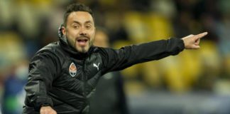 Roberto de Zerbi led Shakhtar Donetsk to the Ukrainian Super Cup in 2021