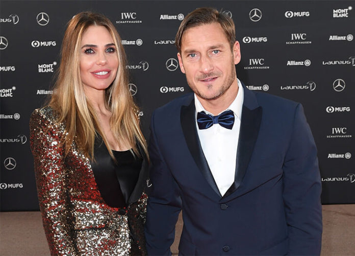Totti and Blasi were together for 17 years, but announced their separation earlier this year