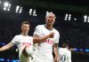 LONDON, ENGLAND - SEPTEMBER 07: Richarlison of Tottenham Hotspur celebrates after scoring a goal to make it 1-0 during the UEFA Champions League group D match between Tottenham Hotspur and Olympique Marseille at Tottenham Hotspur Stadium on September 7, 2 Image credit: Getty Images