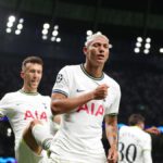 LONDON, ENGLAND - SEPTEMBER 07: Richarlison of Tottenham Hotspur celebrates after scoring a goal to make it 1-0 during the UEFA Champions League group D match between Tottenham Hotspur and Olympique Marseille at Tottenham Hotspur Stadium on September 7, 2 Image credit: Getty Images