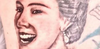 Michael Purkiss was so upset by the death of Queen Elizabeth II, he tattooed a portrait of her just above his left knee (Image: Michael Purkiss / SWNS)