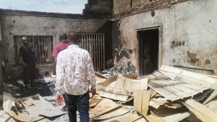 Mother, two children burnt to death