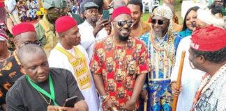 Jim Iyke receives chieftaincy title