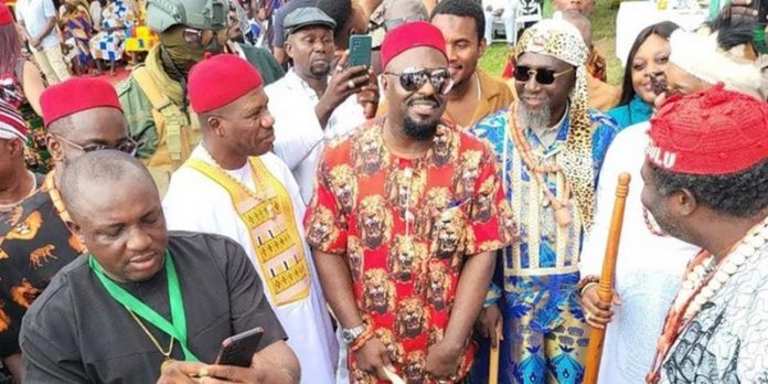 Jim Iyke receives chieftaincy title