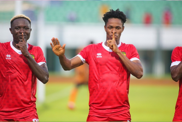 Isaac Oppong celebrates against Kadiogo