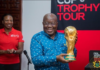 President Akufo Addo with 2022 World Cup trophy