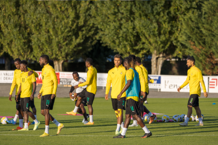 Black Stars training