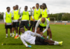 Black Stars players in joyous mood