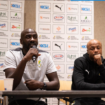 We are excited to have Tariq Lamptey – Black Stars coach Otto Addo Otto Addo with Andre Ayew at a presser
