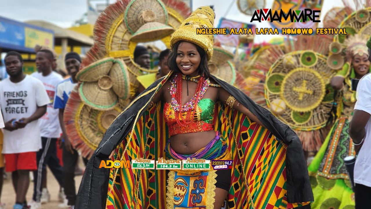 Accra lights up in colours as patrons mark Ngleshie Homowo with carnival