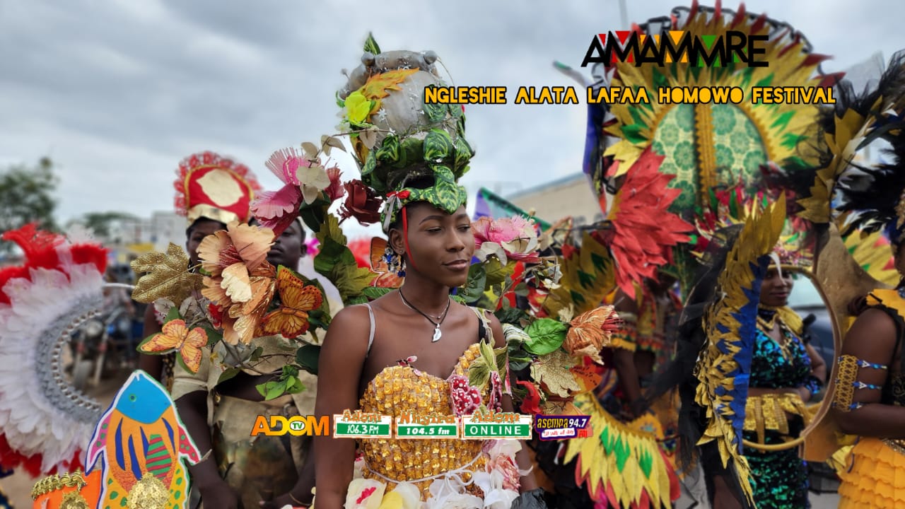 Accra lights up in colours as patrons mark Ngleshie Homowo with carnival