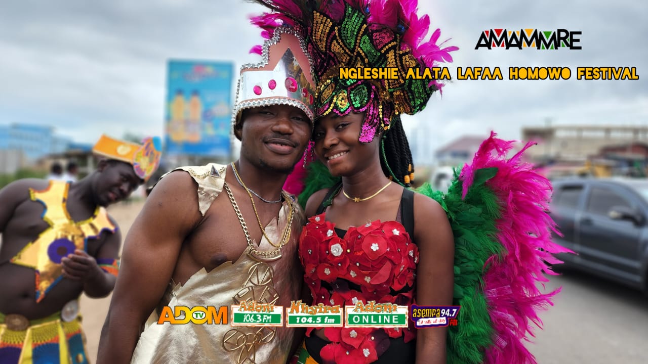 Accra lights up in colours as patrons mark Ngleshie Homowo with carnival