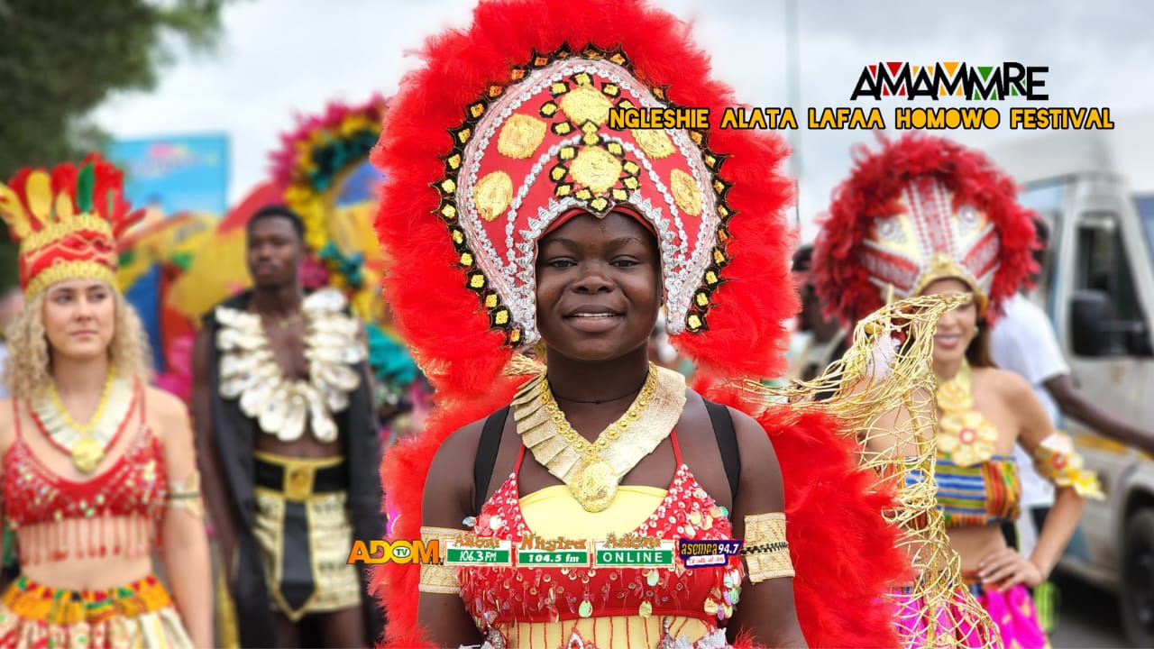 Accra lights up in colours as patrons mark Ngleshie Homowo with carnival