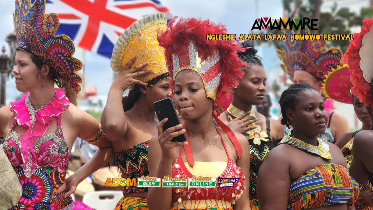 Accra lights up in colours as patrons mark Ngleshie Homowo with carnival