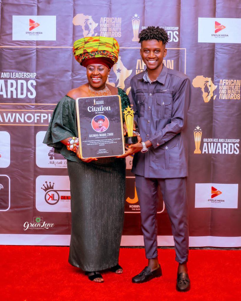 Akumaa Mama Zimbi honoured at Golden Ace and Leadership Awards 2022