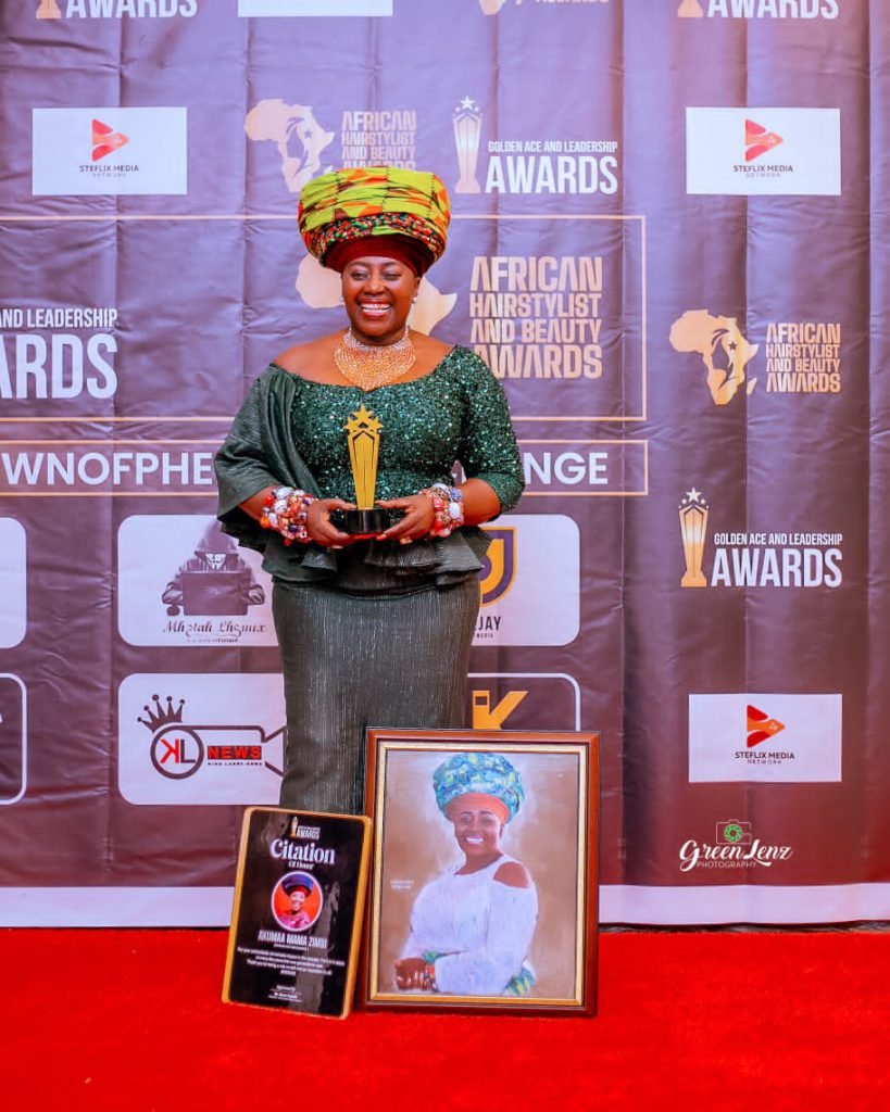 Akumaa Mama Zimbi honoured at Golden Ace and Leadership Awards 2022