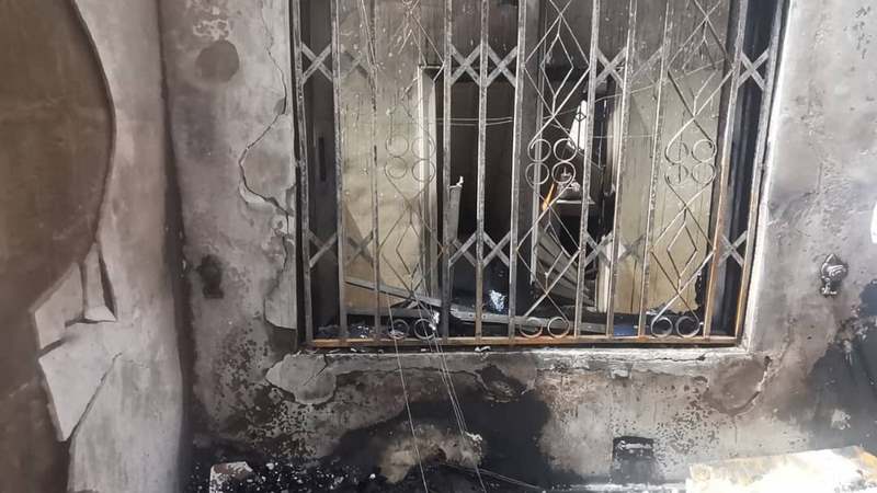 Mother, two children burnt to death