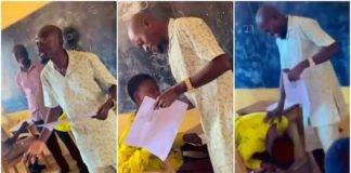 Lil Win invigilating students Source: oficiallilwin