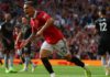 Antony celebrates debut goal