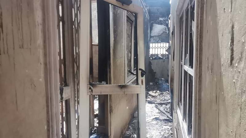 Mother, two children burnt to death