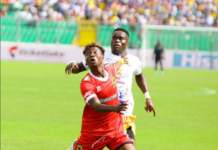 Asante Kotoko v Hearts of Oak at the Baba Yara Stadium