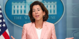 US Commerce Secretary speaks at White House briefing