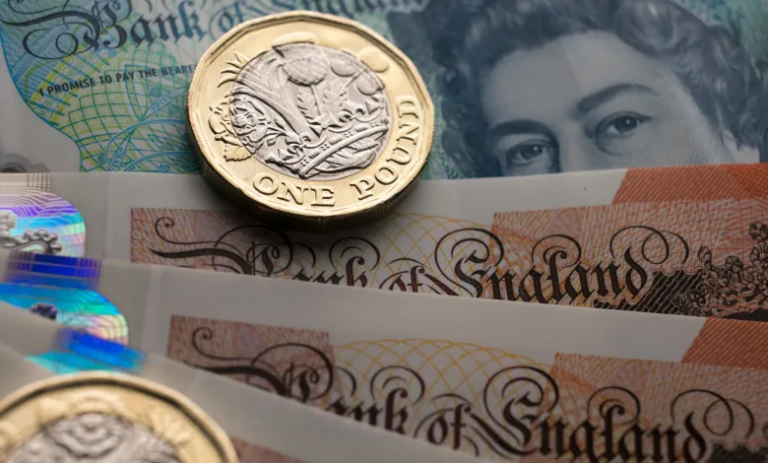 British pound falls to its lowest level against dollar since 1985
