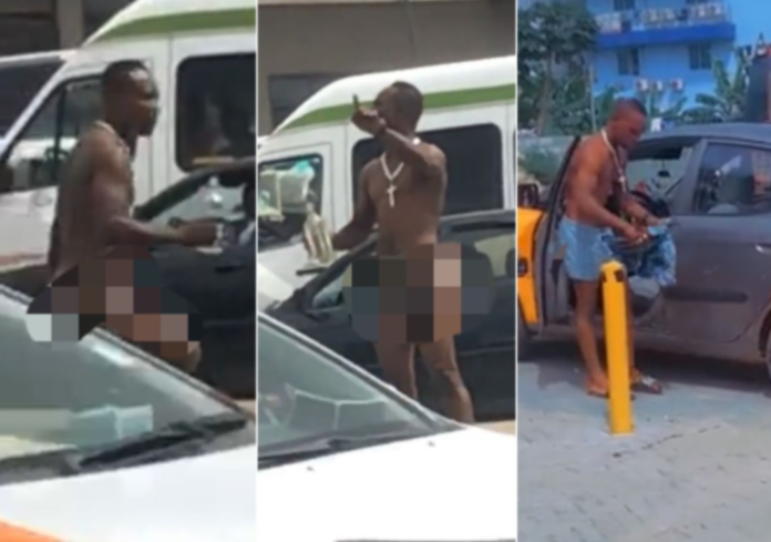 Angry driver strips naked, curses MTN over blocked SIM card