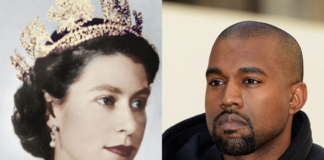 Queen Elizabeth II and Kanye West/biography.com