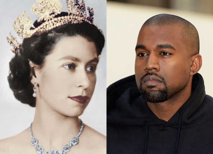 Queen Elizabeth II and Kanye West/biography.com