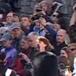 Protester hurls abuse at Queen Elizabeth II procession ( Image: @chrismarshll/Twitter)