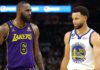 LeBron James (left) scored 31 points to move to within 1,294 of Kareem Abdul-Jabbar's all-time NBA record
