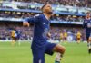 Christian Pulisic of Chelsea celebrates after scoring their team's second goal during the Premier League match between Chelsea FC and Wolverhampton Wanderers at Stamford Bridge on October 08, 2022 in London, England. Image credit: Getty Images
