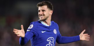 Mason Mount of Chelsea during the Premier League match between Brentford FC and Chelsea FC at Brentford Community Stadium on October 19, 2022 in Brentford, United Kingdom. Image credit: Getty Images