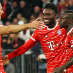 Sadio Mane (r.) scored one and made another in Bayern Munich's 5-0 win over Viktoria Plzen. - © Getty Images