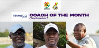 Coach of the Month Award nomination