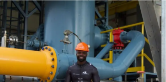 Akwasi Frimpong at Ghana National Gas Company. Photo credit: Ghana National Gas Company