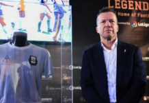 Lothar Matthäus, 61, donated the shirt in August but it has only now been taken to Argentina