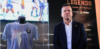 Lothar Matthäus, 61, donated the shirt in August but it has only now been taken to Argentina