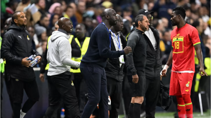Ghana coach Otto Addo during the international friendly against Brazil at Stade Oceane in Le Havre, France on September 23, 2022. (Photo: Getty Images