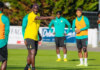 Otto Addo issuing instructions to Black Stars players