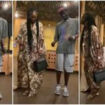 Video of Tiwa Savage and Black Sherif dancing stuns fans Black Sherif and Tiwa Savage dancing Source: TikTok