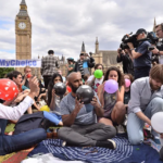 ‘Balloons’: All about the new drug craze that has hit Ghana People taking part in a mass inhalation of nitrous oxide outside the Houses of Parliament in protest against the plan to crackdown on legal highs on Aug. 1, 2015 in London, England. Ray Tang/REX Shutterstock