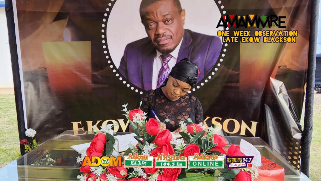 Check out scenes from Ekow Blankson’s one week memorial