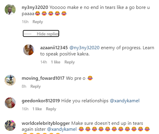 Thanks for loving me regardless - Xandy Kamel flaunts new lover