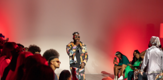 Doupboy Laska performs at SA Menswear Week