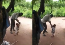 Police arrest man in viral video whipping his toddler 21 times